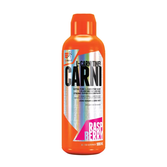 Extrifit Carni Liquid 120,000 mg raspberry, 1000-ml