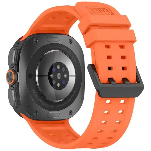 Tech-protect Silicone Air Samsung Galaxy Watch Ultra 1 / 2 2024-2026 (47 Mm) Tangarine Orange 3