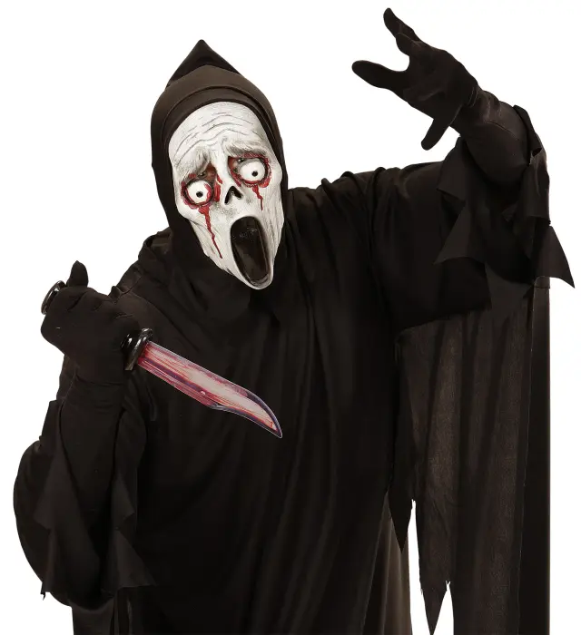 Αποκριάτικο Αξεσουάρ Μάσκα Bleeding Screaming Ghost (Widmann) (W-00371) 2