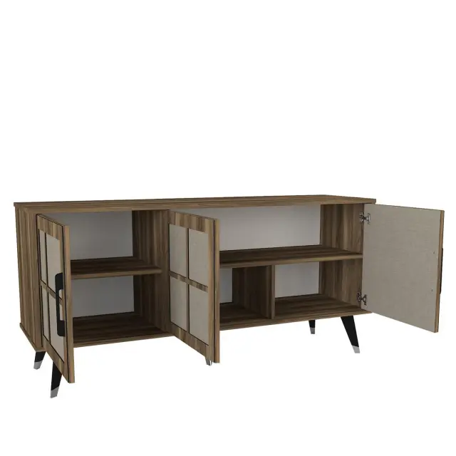 Κονσόλα NIMOS Καρυδί Μοριοσανίδα/Μελαμίνη 160x45x75cm 2