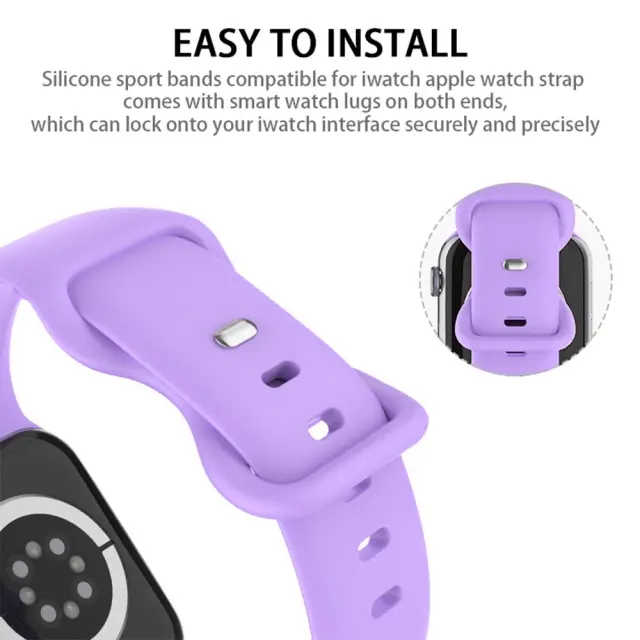 Λουράκι Σιλικόνης Butterfly Band Sonique για Apple Watch 8 / 9 / 10 / 11 / 12 / SE (40 / 41 / 42 MM) - Κόκκινο 2