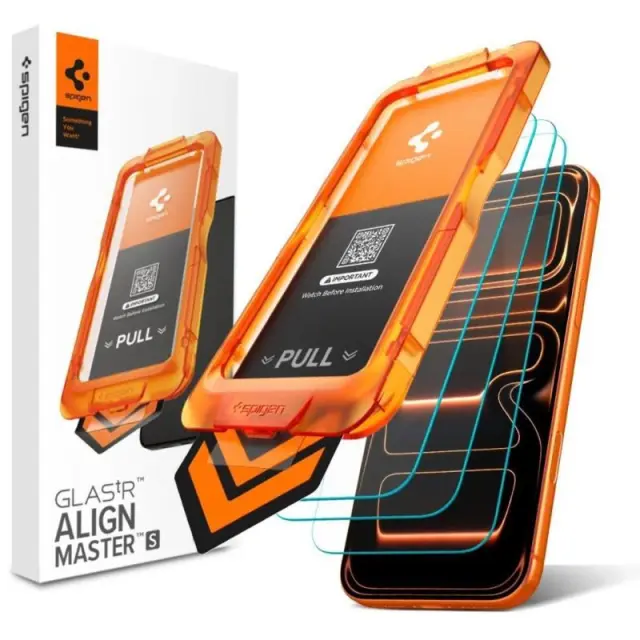 Tempered Glass Full Face Spigen Apple iPhone 18 Pro Max/ 17 Pro Max Glas.tR Align Master Διάφανο (3 τεμ.) N71819