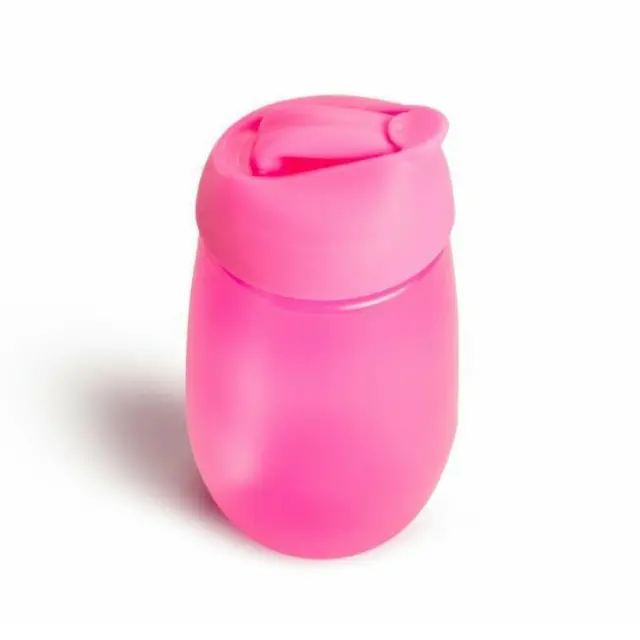 Munchkin Simple Clean Straw Cup 12m+ Pink Ροζ Ποτηράκι Με Καλαμάκι 2