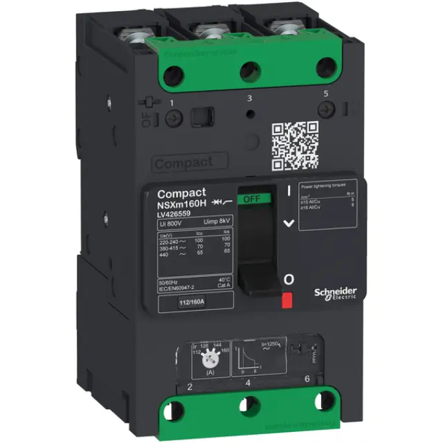 Circuit Breaker ComPact NSXm, 3P, 80 A, 415 V, 85 kA, Distribution
