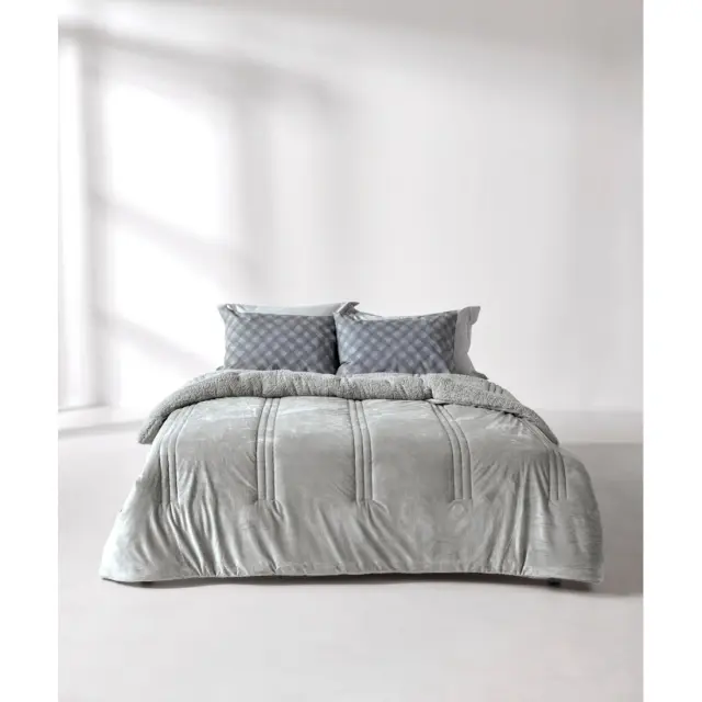 Κουβερτοπάπλωμα Ημίδιπλο Kentia Notturno 2622 Grey 180x240