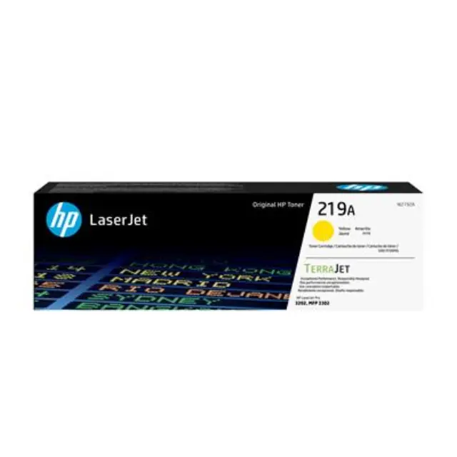 HP 219A Yellow LaserJet Toner Cartridge (W2192A) (HPW2192A) HEWLETT PACKARD