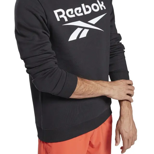 Reebok Identity Fleece Vector Crew (GR1654-Black) - Μαύρο 3