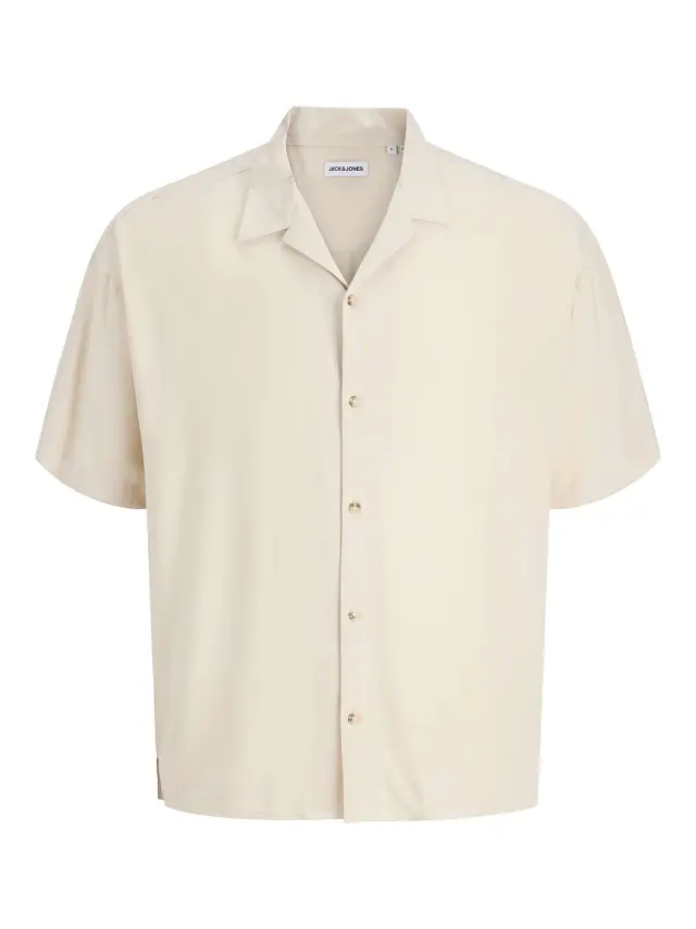 JJEJEFF RESORT SOLID SHIRT SS SN Moonbeam