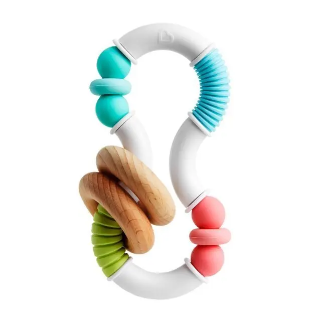 Munchkin Sili Twisty Bendable Multi-Texture Teether Μασητικός Κρίκος Οδοντοφυΐας