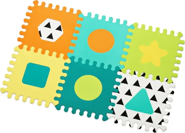INFANTINO SOFT FOAM PUZZLE MAT ΑΦΡΩΔΕΣ ΜΑΛΑΚΟ ΠΑΖΛ