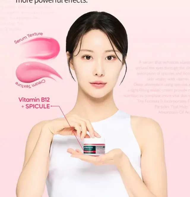 Dr.Melaxin Cemenrete Cyano Pink Spicule Cream Αντιγηραντική κρέμα με μικροβελόνες βιοσπικουλών 50ml 3