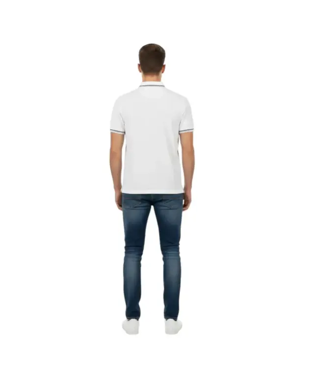Cavalli Class - Ανδρικό Polo T-shirt QXT64TKB002-00053 Λευκό 2
