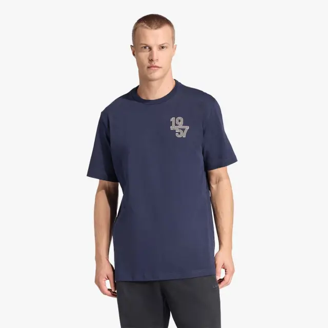 adidas Sportswear Men's Real Madrid Heritage Heavy Cotton Tee Μπλε Σκούρο JZ7035 (adidas Sportswear)
