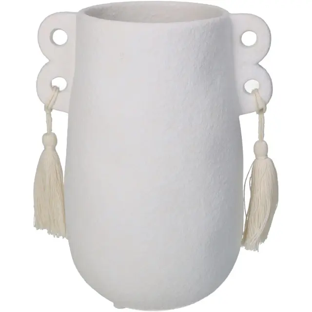 Βάζο Λευκό Δολομίτης 14.6x11.1x18.5cm