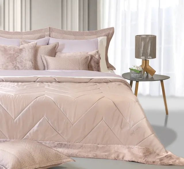 ΠΑΠΛΩΜΑ ΥΠΕΡΔΙΠΛΟ (240x250) ΣΕΤ 3ΤΕΜΑΧΙΩΝ NEW CHEVRON AMETHYST GUY LAROCHE