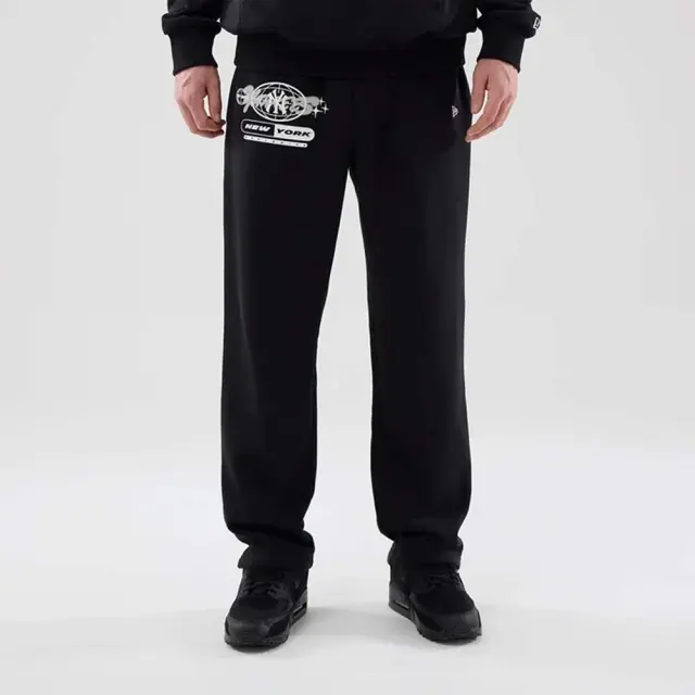 New Era Men's MLB Logo Graphic New York Yankees Joggers Μαύρο 60897524 (New Era)