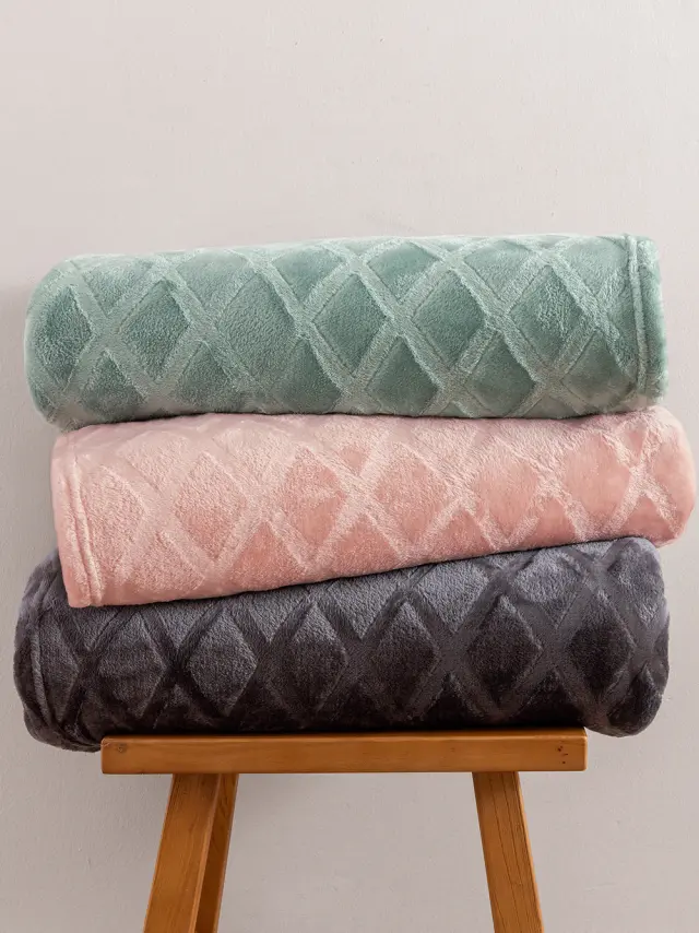 Κουβέρτα Fleece Palamaiki Nadine/5 Coal - Υπέρδιπλη 220 x 240 2
