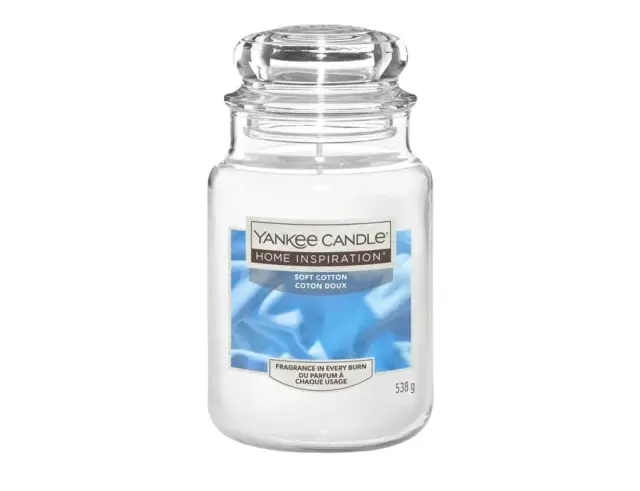 Αρωματικό Κερί Yankee Candle με διάρκεια καύσης έως 125 ώρες και άρωμα Soft Cotton 1570496E 3