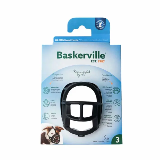 Baskerville Φύμωτρο Σκύλου Ultra 0x8x0cm Μονόχρωμο - No 2