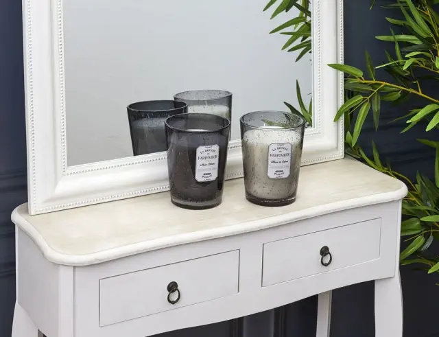Αρωματικό κερί Home Deco Factory με διάρκεια καύσης 60 ώρες, άρωμα Cotton flower και διαστάσεις 13x16cm BO5574 2