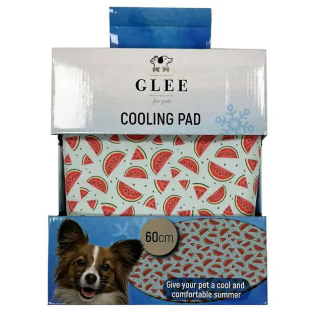 Glee Cooling Pad Αδιάβροχο Δροσιστικό Χαλάκι Round Watermelons 0x60x60cm Μονόχρωμο
