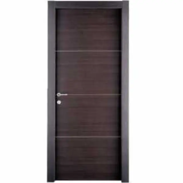 Εσωτερική Πόρτα Wenge με inox ΚΠ 100 2