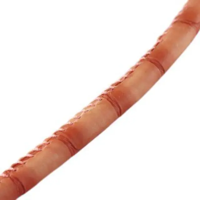Κορδόνι Eco Snake Skin Leather Orange Ø5mm - 2m