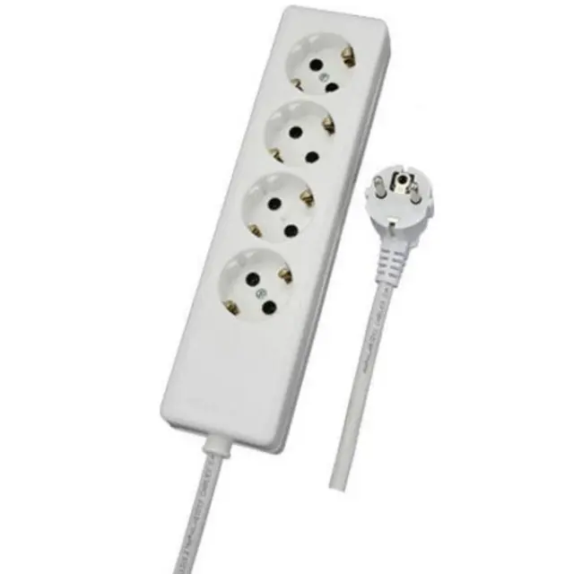 EUROLAMP ΠΟΛΥΠΡΙΖΟ ΜΕ ΚΑΛΩΔΙΟ 3X1,5MM 3M ΜΕ ΠΡΟΣΤΑΣΙΑ ΕΠΑΦΩΝ 4