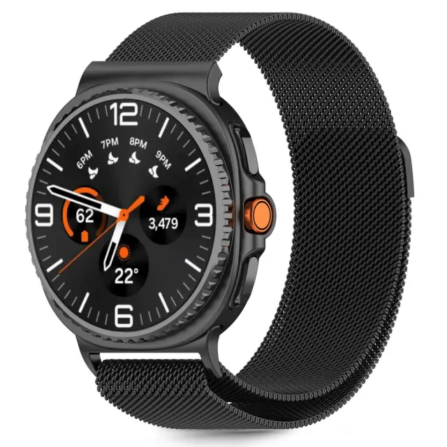 Tech-protect Milaneseband Samsung Galaxy Watch 8 / 9 / Classic (40 / 44 / 46 Mm) Black
