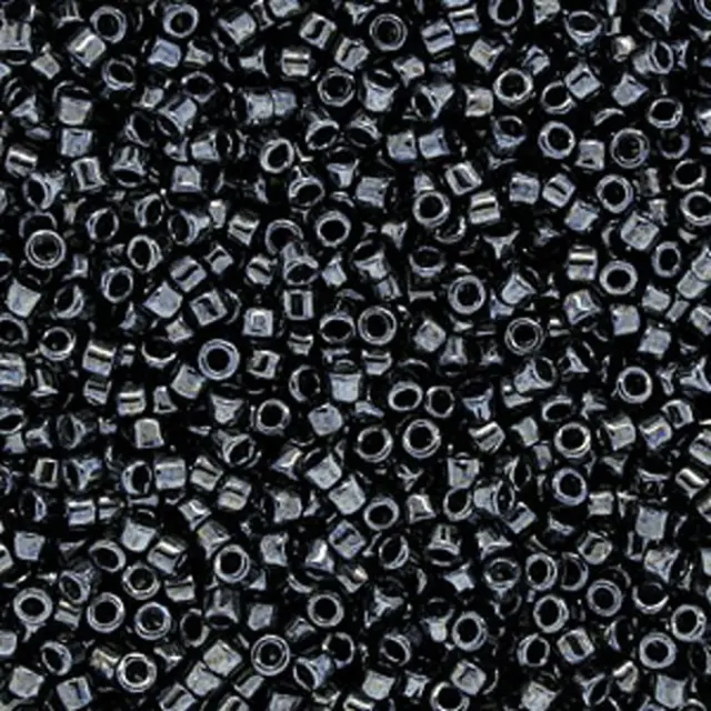 Χάντρα Miyuki Delica 11/0 - DB0001 - Gunmetal ~7gr