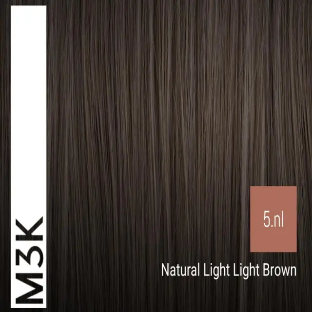 Sensus M3K Permanent Hair Color 5nl Natural Light Light Brown 100ml - (μόνιμη βαφή φυσικό φωτεινό ανοιχτό καστανό) 2
