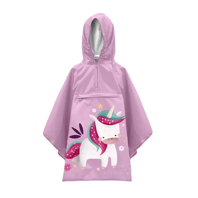 Sassi Παιδικό Αδιάβροχο Πόντσο με Κουκούλα Sparkly The Unicorn 2