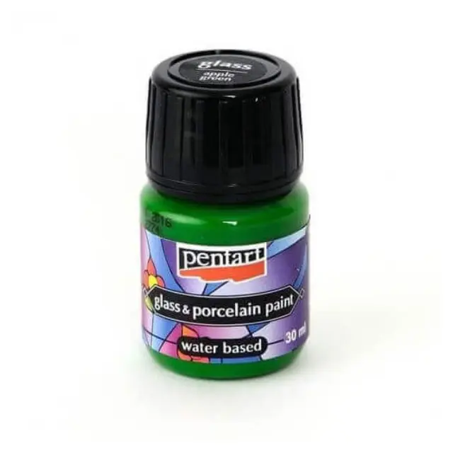 Χρώμα για Γυαλί και πορσελάνη 30ml Pentart - Πράσινο μήλο