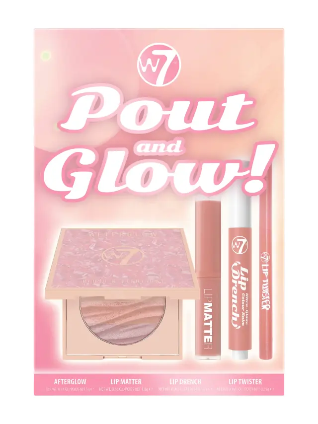 Pout & Glow! Gift Set W7