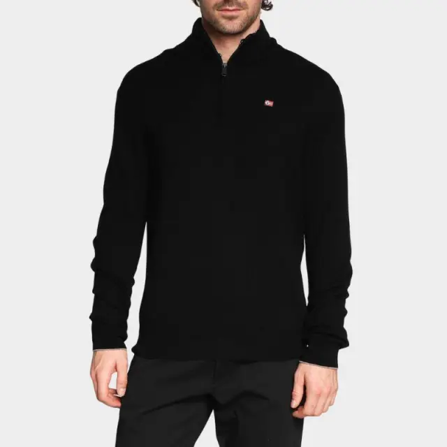 Napapijri - Ανδρικό Πουλόβερ Damavand Regular Fit NP0A4GJS-041 Μαύρο - 2XL