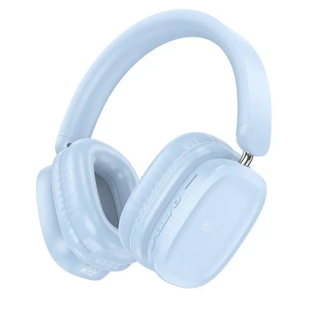 Hoco Ασύρματα Over Ear Ακουστικά Μπλε W51
