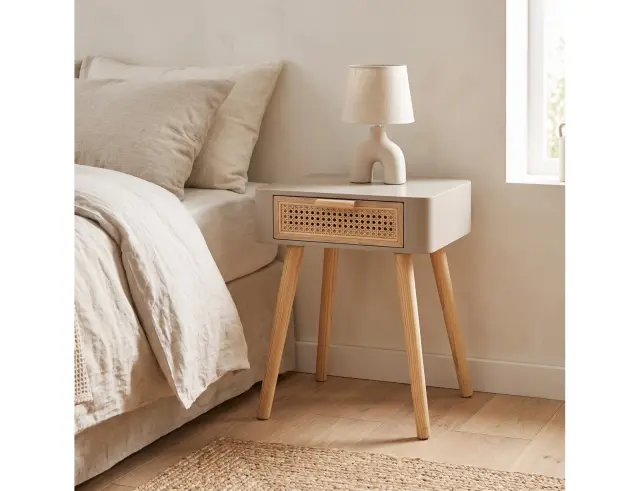 Κομοδίνο Home Deco Factory με διαστάσεις 35x40x48cm - Taupe HD7334