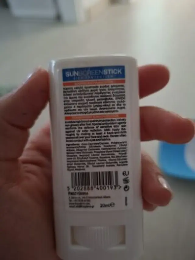 Frezyderm Sunscreen Stick SPF50 Αδιάβροχο Παιδικό Αντηλιακό Stick για Πρόσωπο 20ml 2
