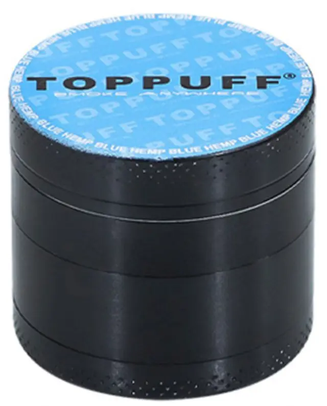 Grinder Τρίφτης Αλουμινίου 40mm Top Puff Blue - 4 Parts 2