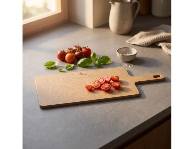 Επιφάνεια Κοπής Victorinox Gourmet με λαβή και διαστάσεις 35.6x19x0.5cm - Brown7.4132