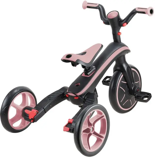 Globber Τρίκυκλο Trike Explorer Foldable 4 In 1 Pastel Pink 3