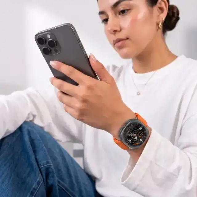 Tech-protect Nylon Clasp Samsung Galaxy Watch Ultra 1 / 2 2024-2026 (47 Mm) Orange 3
