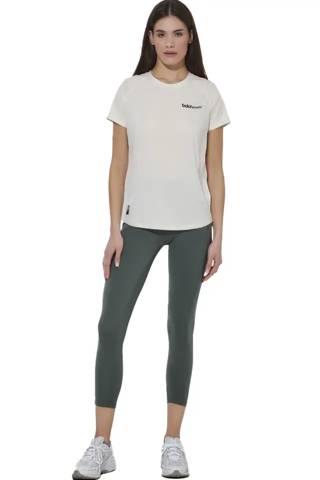 Body Action Sa Women's 7/8 Length Tights Balsam Green 011621-01-07A - XL