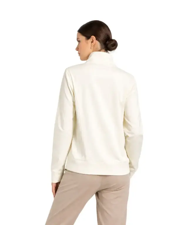 Freddy - Γυναικεία Ζακέτα Φούτερ με ζιβάγκο Comfort Fit F25WCRS1-W50 Λευκό 2