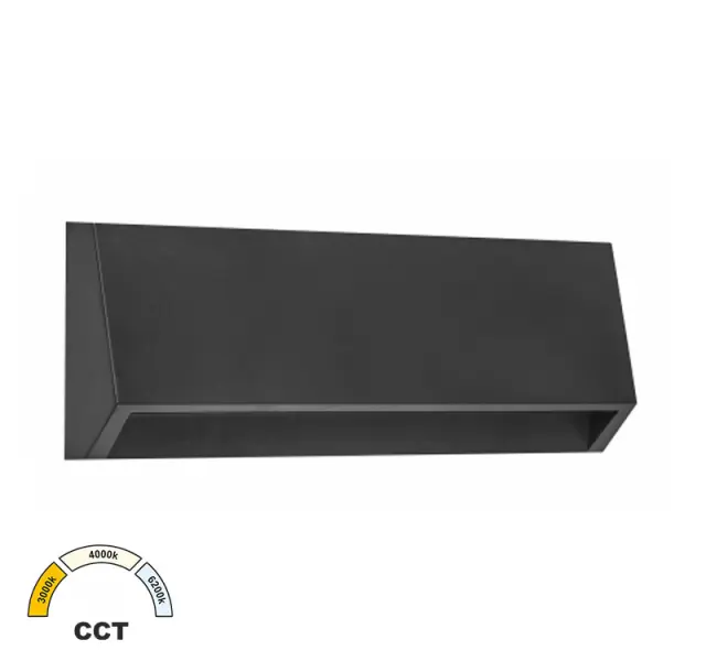 LED ΦΩΤΙΣ.PC ΕΠΙΤΟΙΧΟ ΕΜΜΕΣΟΥ ΚΥΡΤΟ ΟΡΘΟΓΩΝΙΟ 4W CCT IP65 ΓΡΑΦITΗ