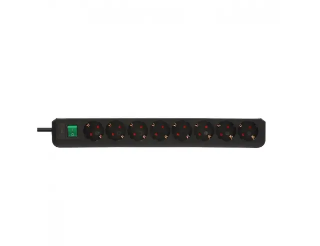 Πολύπριζο Brennenstuhl 1159300028 - 8x Schuko - Με Διακόπτη On/Off - Καλώδιο 3m - Black1159300028 2