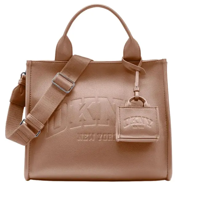 Γυναικεία Τσάντα Χειρός/Ώμου DKNY Hadlee Md Tote R53AAR57-CAP Cappucino Καφέ - One Size
