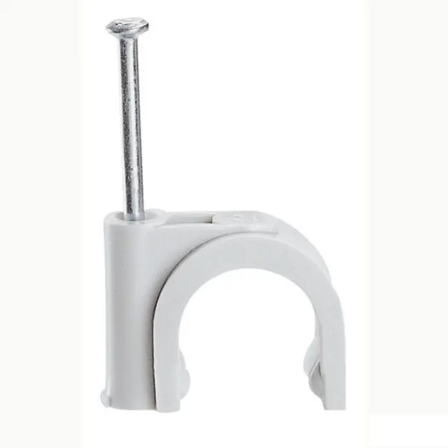 Cable Clip Fixfor Ø10mm Grey