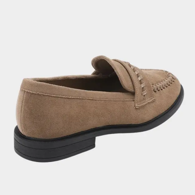 Comfort Suede Μοκασίνια Loafers My Choice GZ-325 Σκούρο Μπεζ - 36 3
