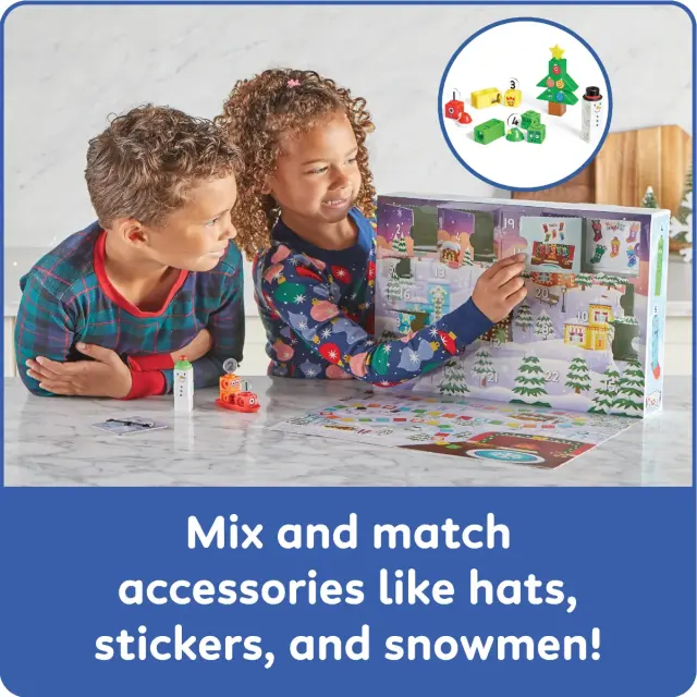 Learning Resources Numberblocks Αριθμοκυβάκια MathLink Cubes Advent Calendar (3+ ετών) HM97854-UK 3
